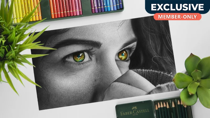 How to Draw a Hyperrealistic Close-Up Portrait