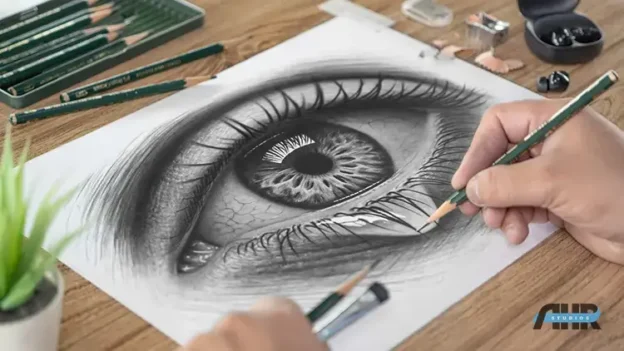 Pencil Drawing Masterclass — hyperrealistic eye drawing
