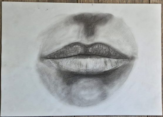 mond tekening april 2026