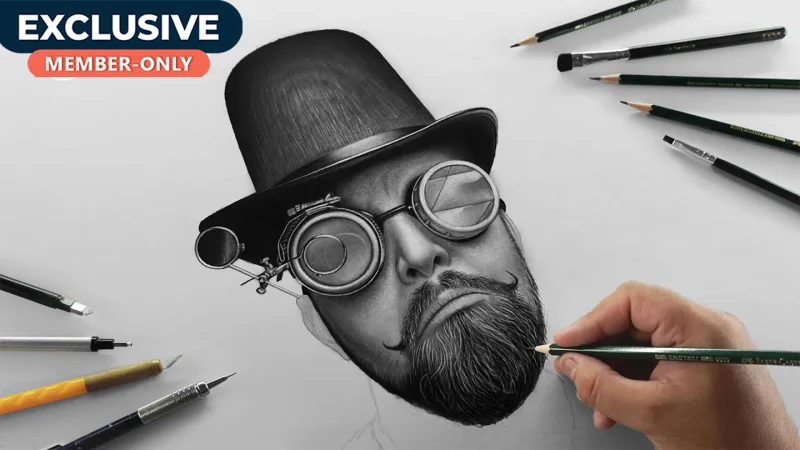 Drawing Bobby Duke | Portrait Tutorial