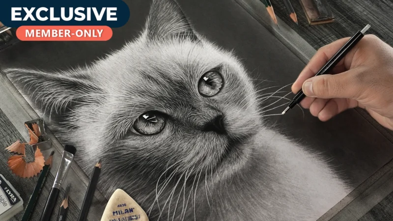 Realistic CAT Drawing!
